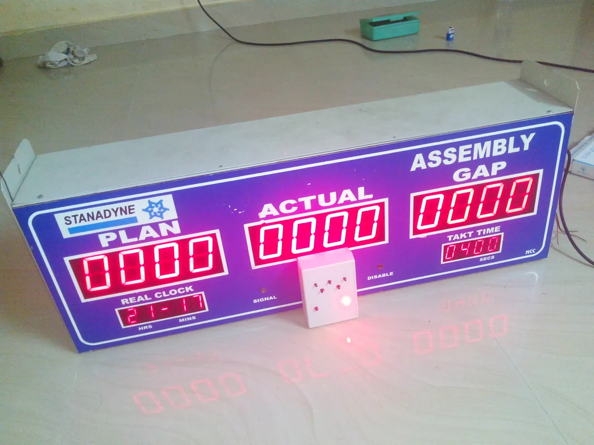 CNC Job-Counting & Wireless Display System photo 3
