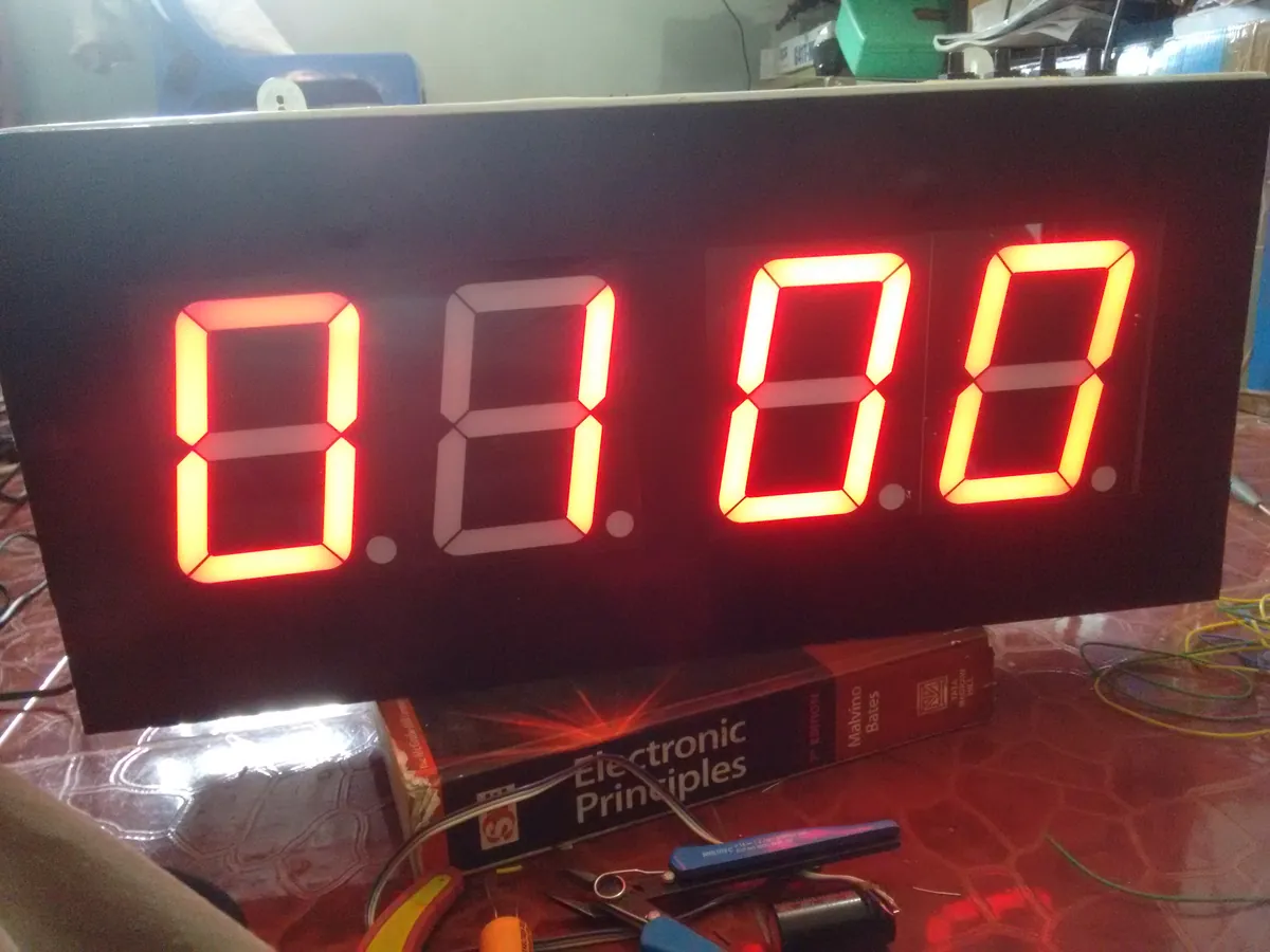 7-Segment Clock — 74HC595 Driver photo 5